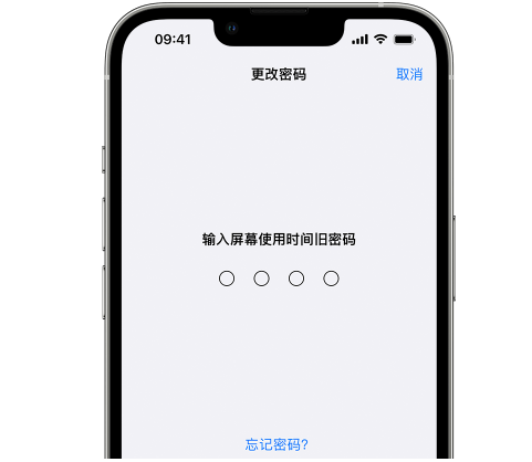 忠县iPhone屏幕维修分享iPhone屏幕使用时间密码忘记了怎么办 