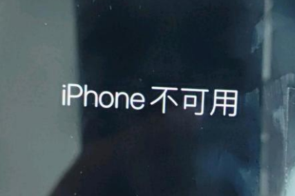 忠县苹果服务网点分享锁屏界面显示“iPhone 不可用”如何解决 