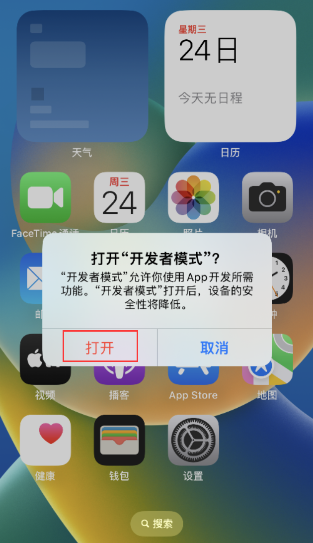 忠县苹果手机维修分享如何打开开发者模式 