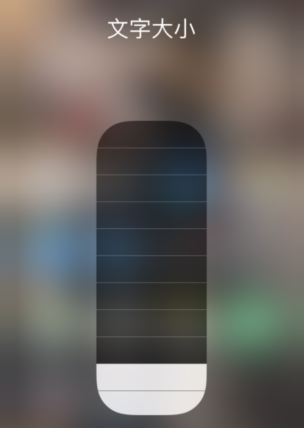 忠县苹果手机维修分享小技巧：在 iPhone 控制中心快速调节字体大小 